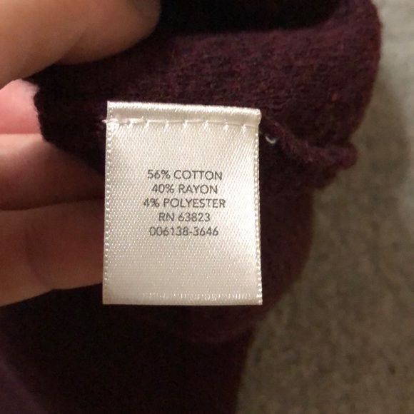 Maroon sweater top - Picture 3 of 3
